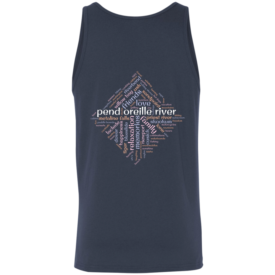 Word Cloud (Front & Back) - Tank