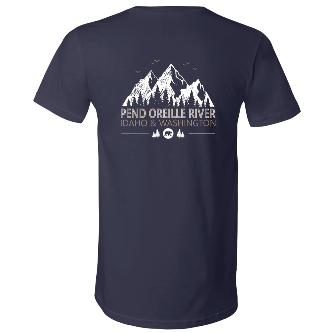Mountain View (Front & Back) - V-Neck