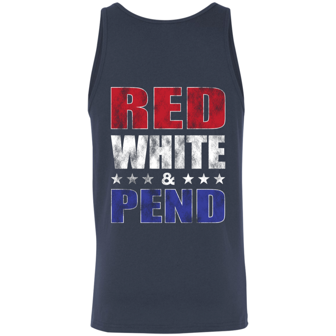 Red White & Pend (on Back) Tank