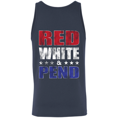 Red White & Pend (on Back) Tank