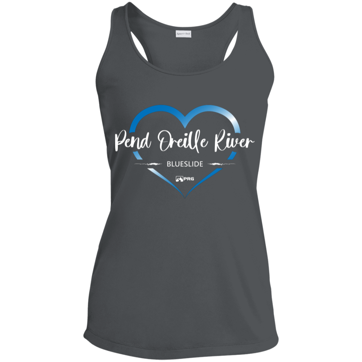 Blueslide Hearts Full - Womens Racerback