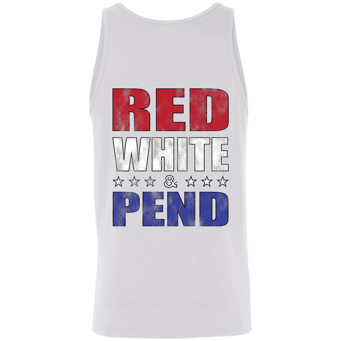 Red White & Pend (on Back) Tank