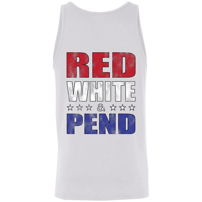 Red White & Pend (on Back) Tank