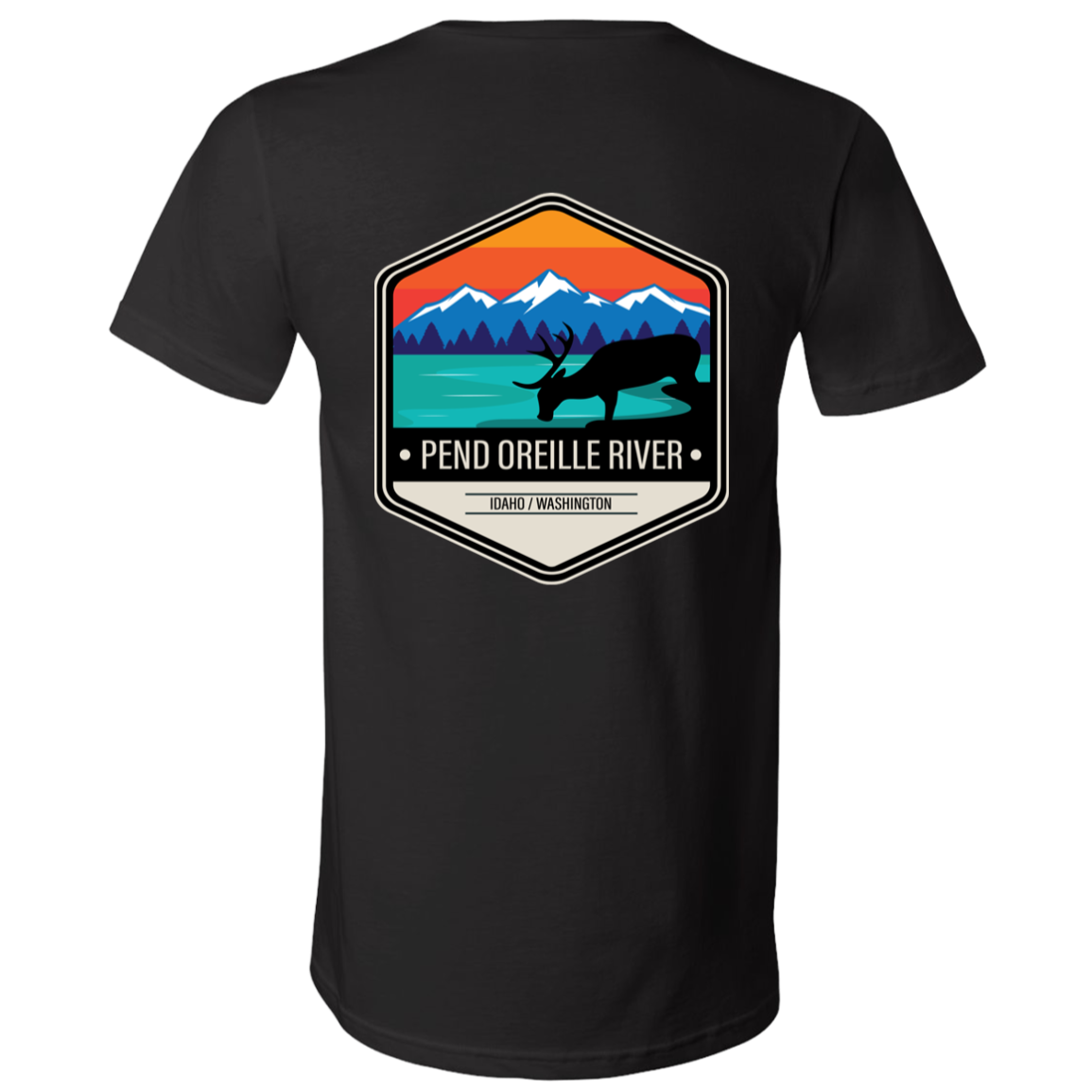 Landscape Badge (Front & Back) - V-Neck