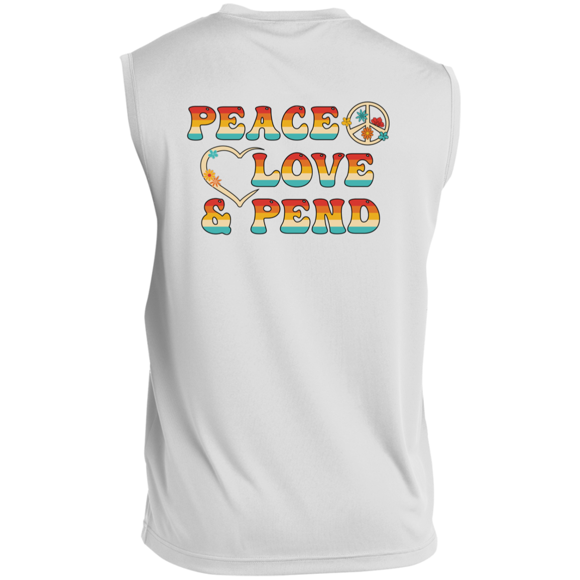Peace, Love & Pend (Front & Back) - Sleeveless