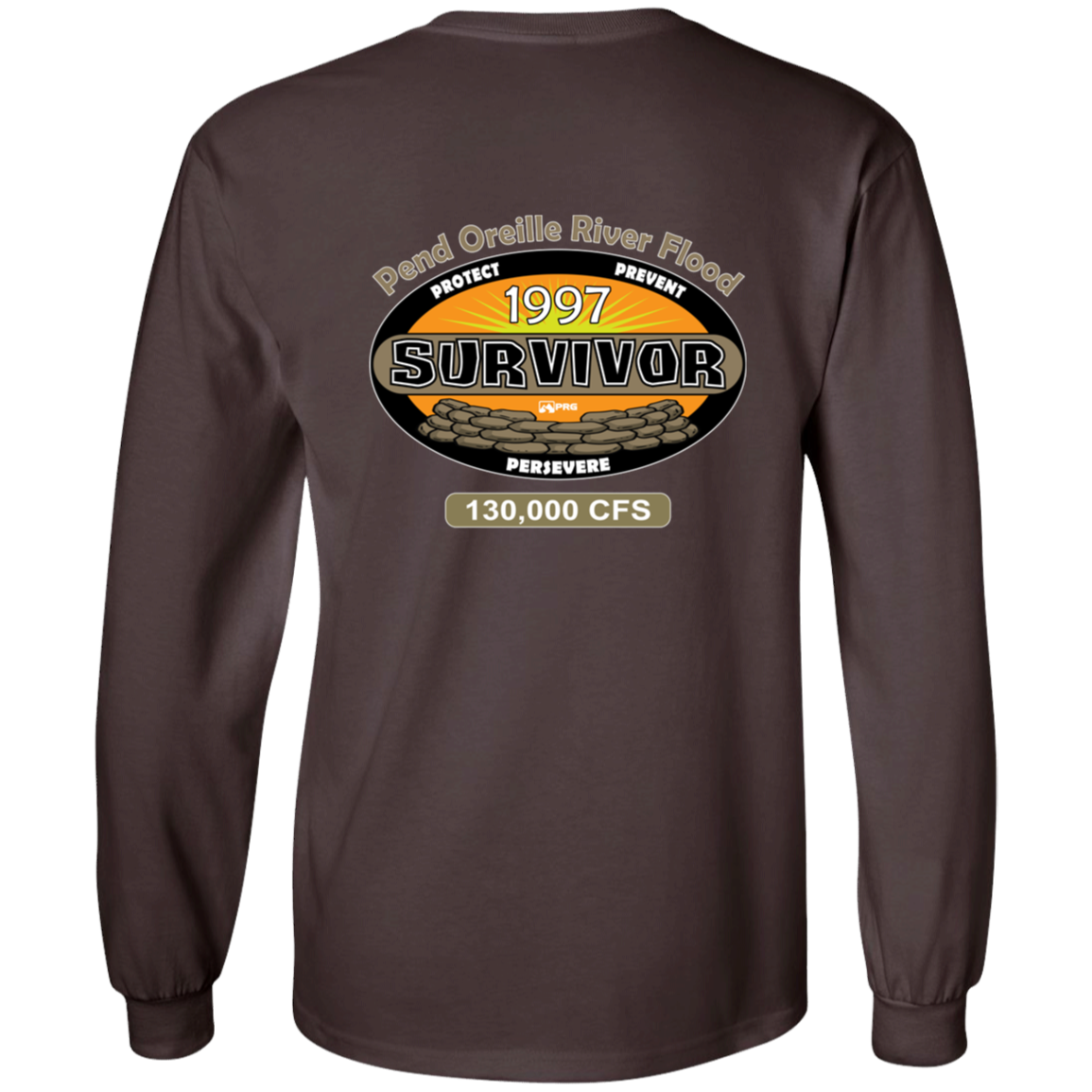 Flood Survivor 1997 (Front & Back) - Long Sleeve