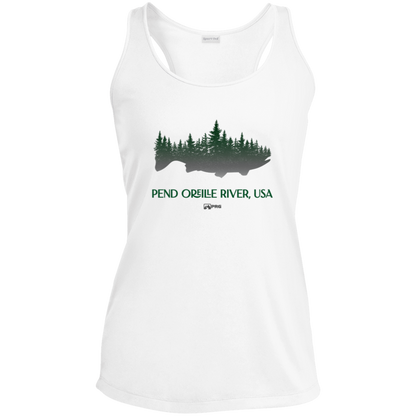 Forests & Fish - Womens Racerback