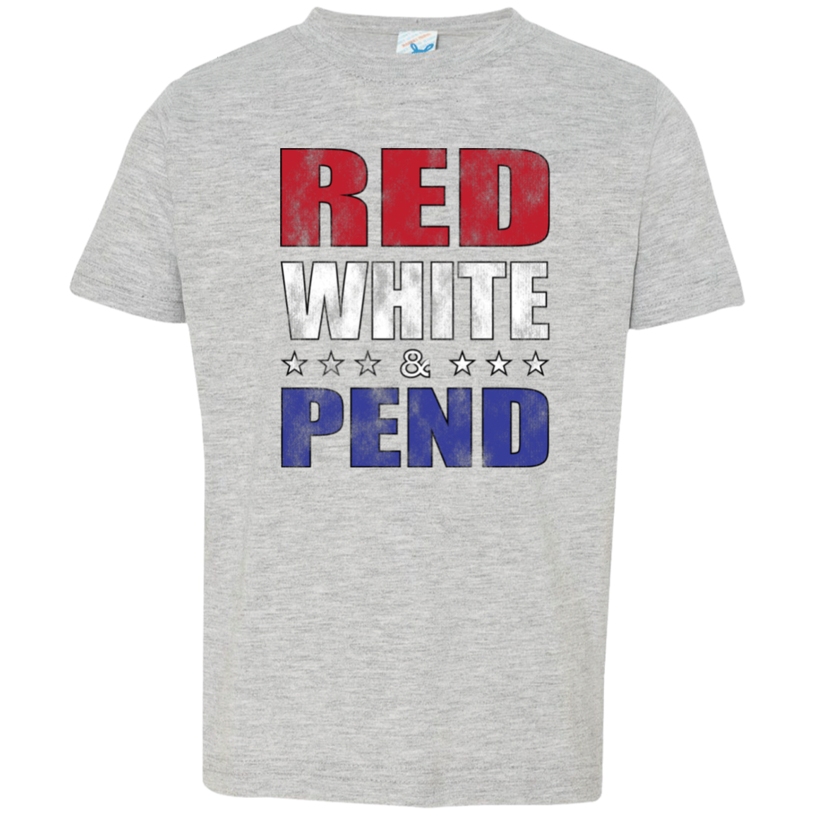 Red White & Pend Toddler Shirt