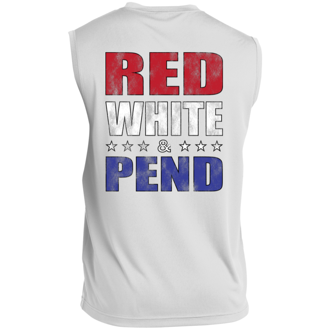 Red White & Pend (on Back) Sleeveless