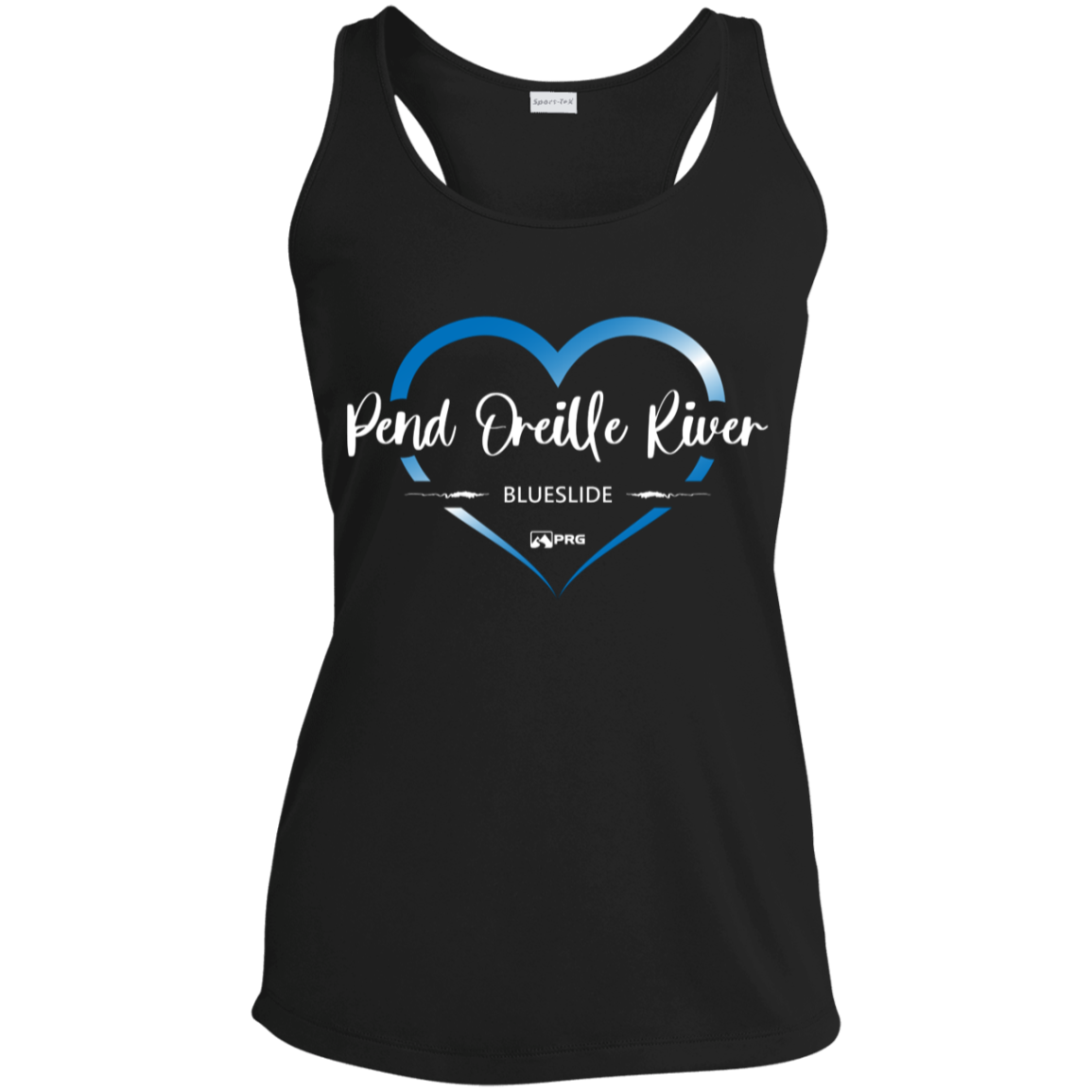 Blueslide Hearts Full - Womens Racerback