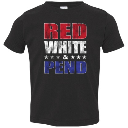 Red White & Pend Toddler Shirt