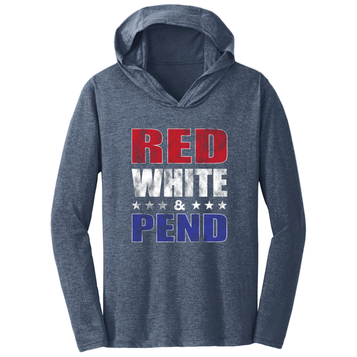 Red White & Pend Shirt Hoodie