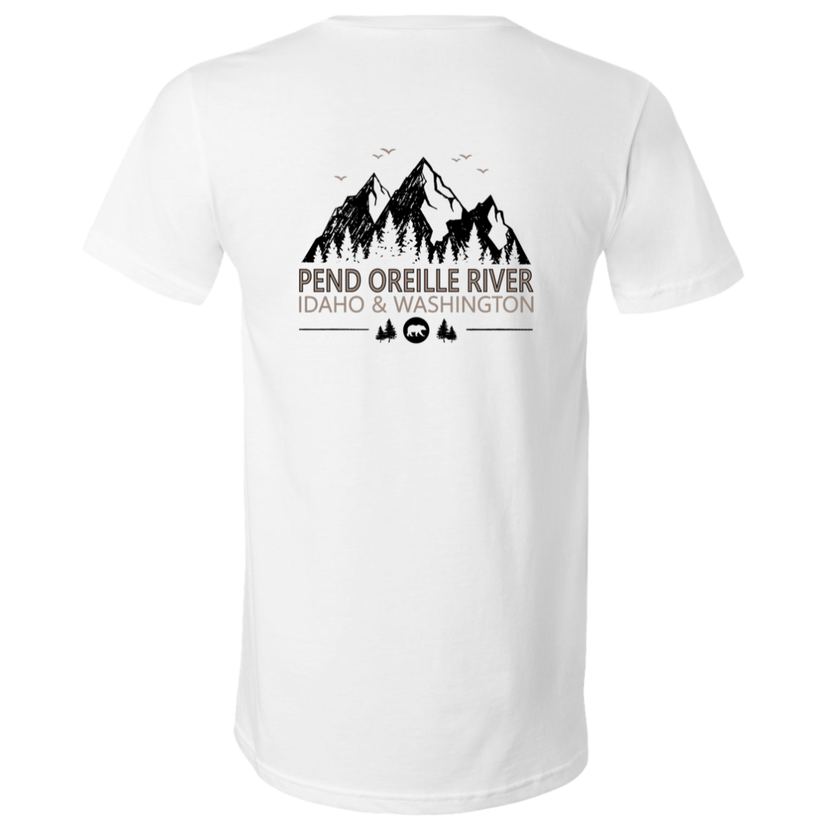 Mountain View (Front & Back) - V-Neck