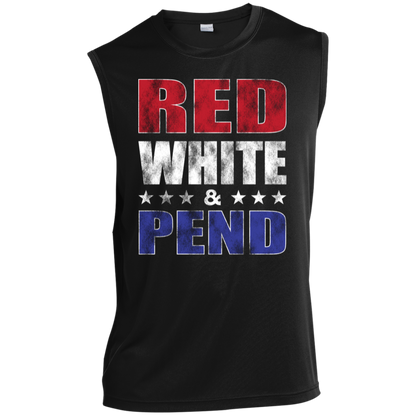 Red White & Pend Sleeveless