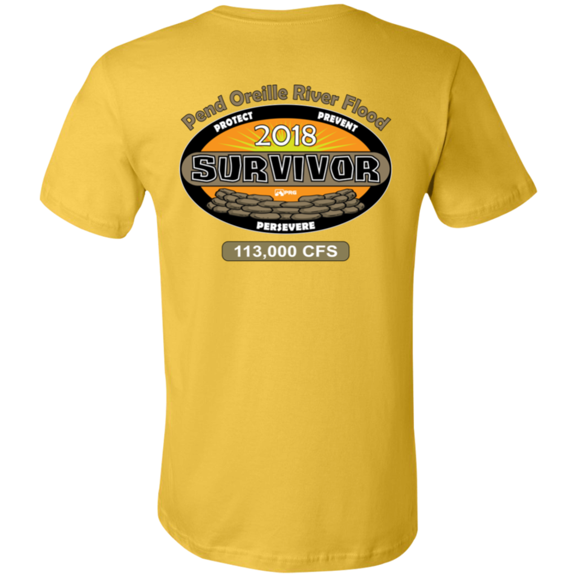 Flood Survivor 2018 (Front & Back) - Shirt