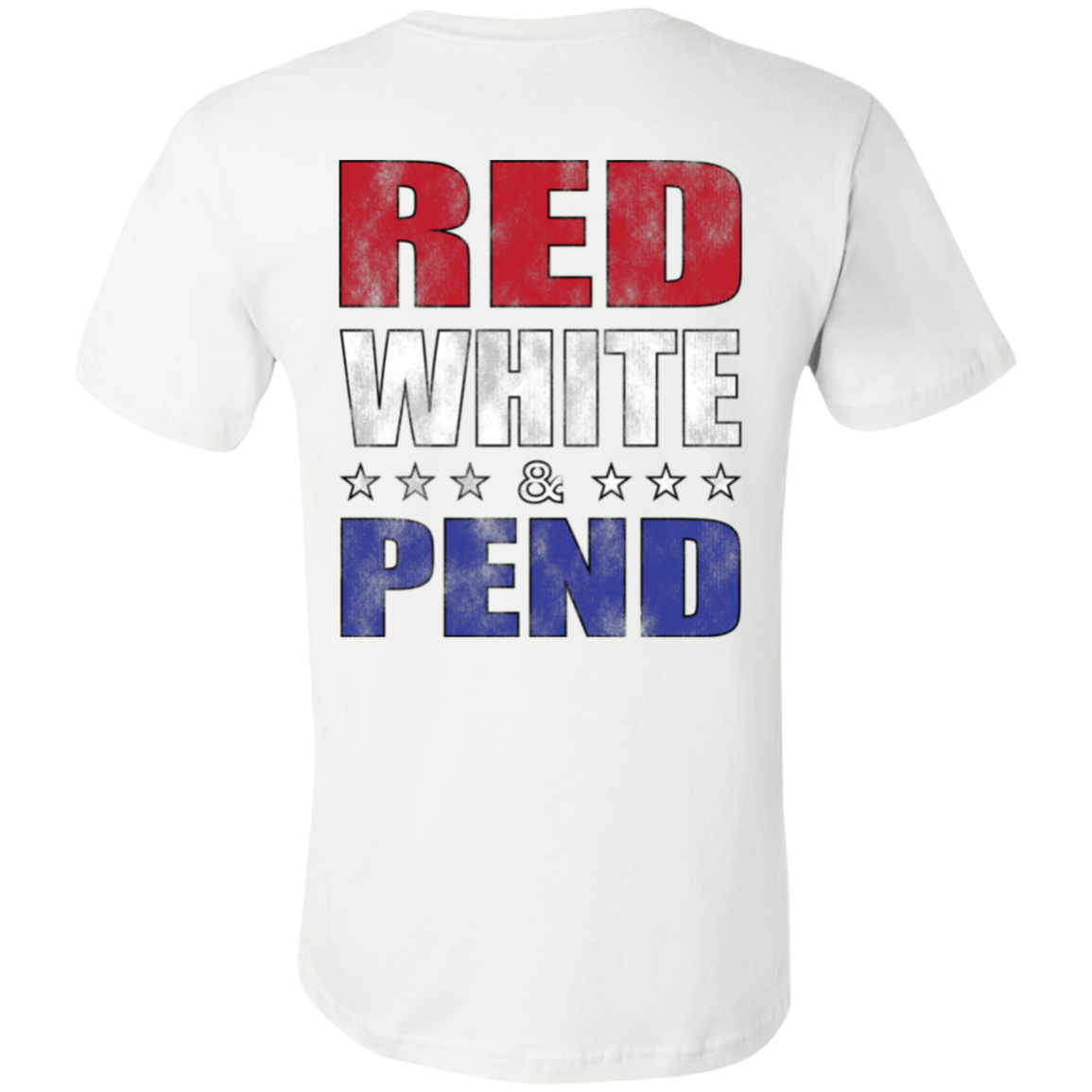 Red White & Pend (on Back) Shirt