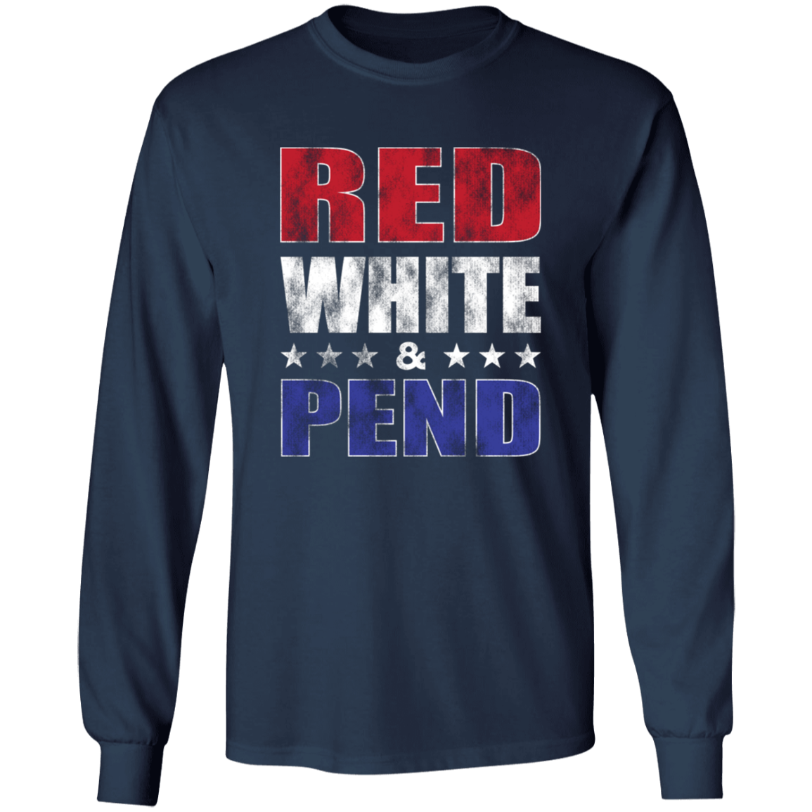Red White & Pend Long Sleeve