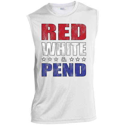 Red White & Pend Sleeveless