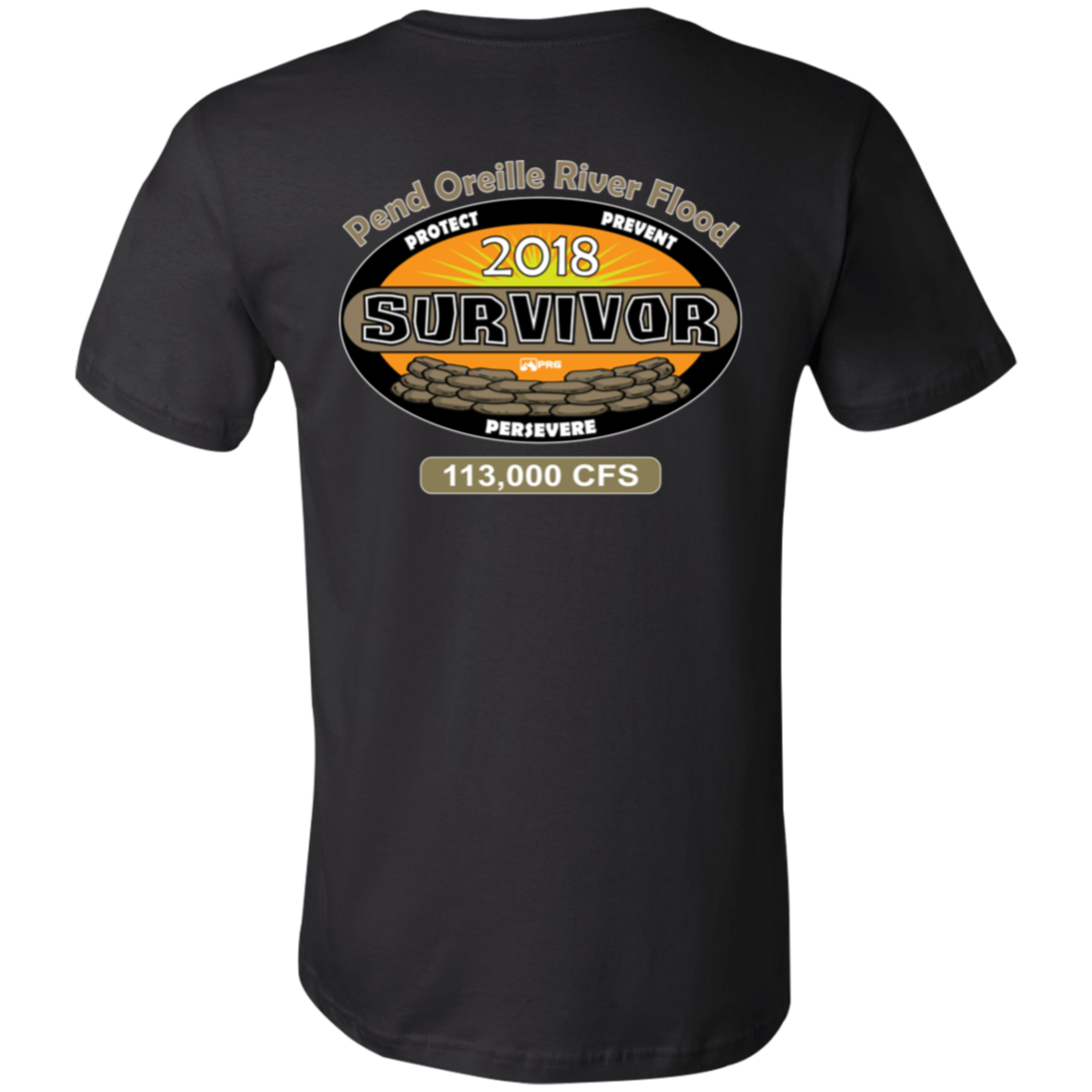 Flood Survivor 2018 (Front & Back) - Shirt