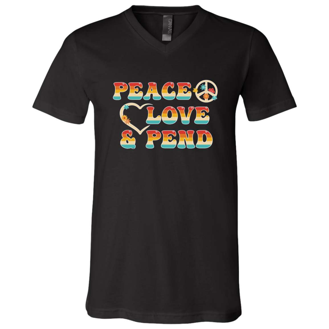 Peace, Love & Pend - V-Neck