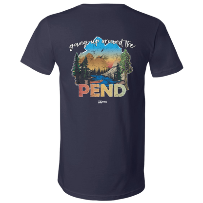 Around the Pend (Front & Back) - V-Neck