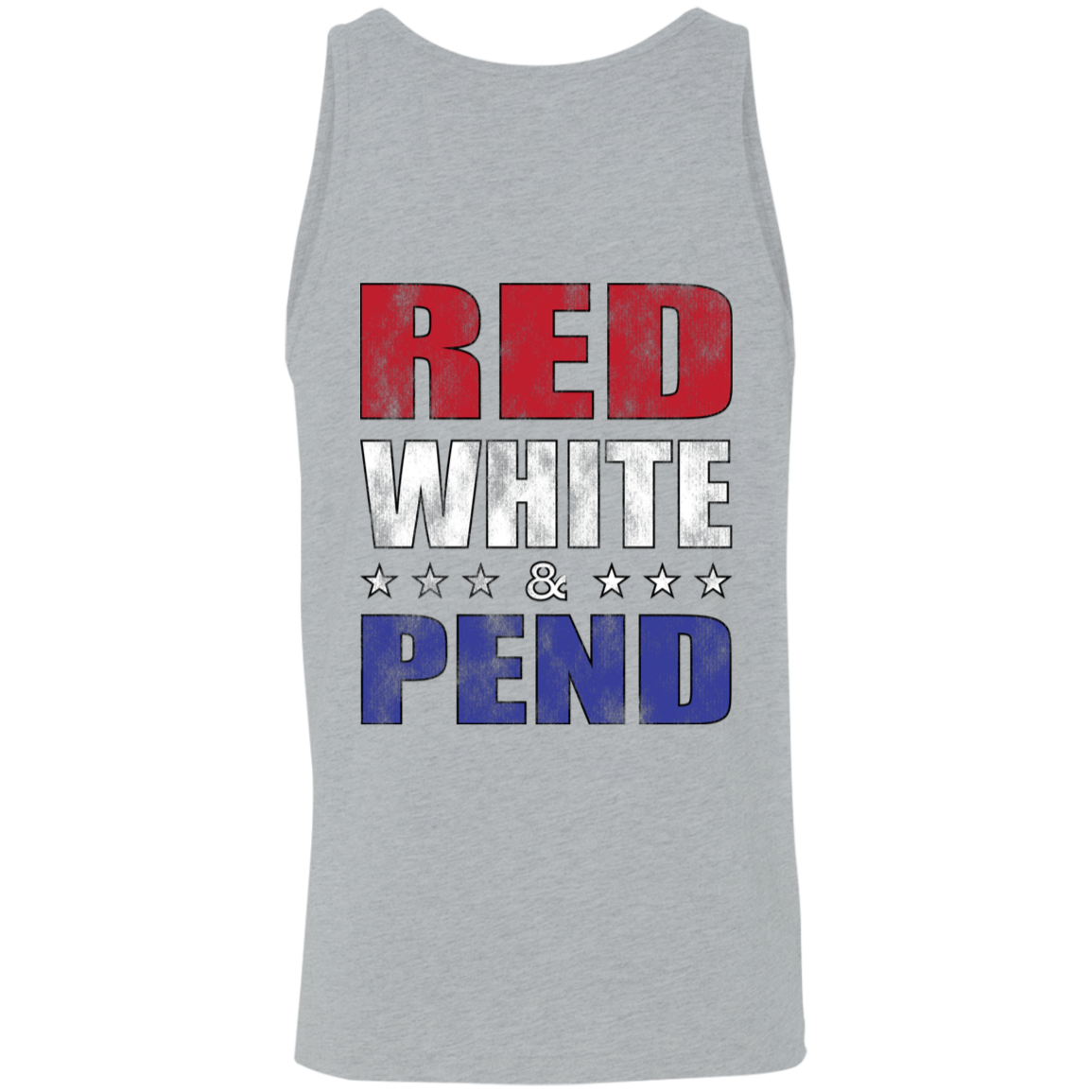 Red White & Pend (on Back) Tank
