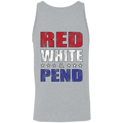 Red White & Pend (on Back) Tank