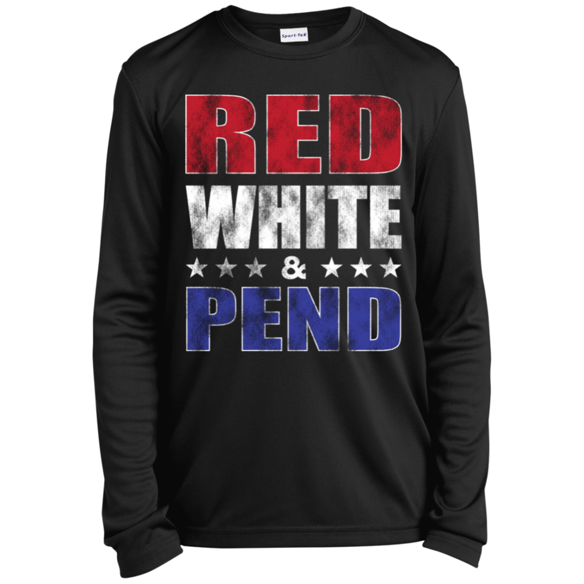 Red White & Pend Youth Long Sleeve