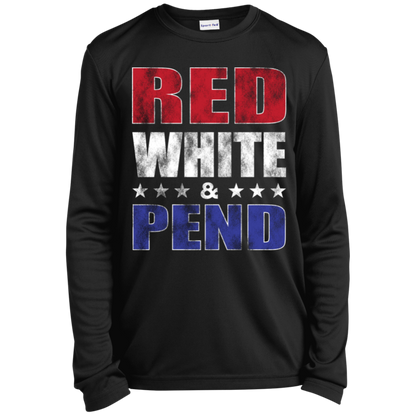 Red White & Pend Youth Long Sleeve