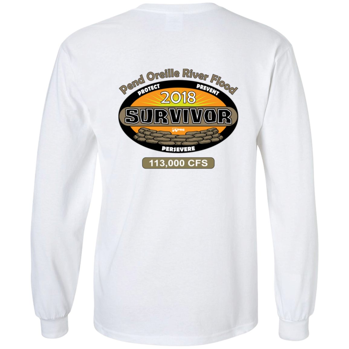 Flood Survivor 2018 (Front & Back) - Long Sleeve