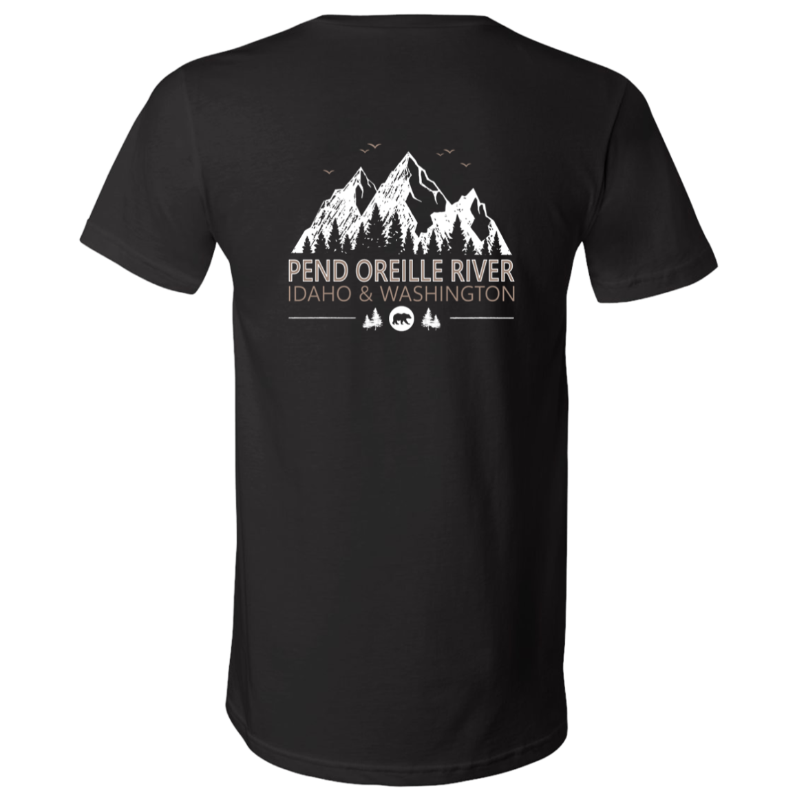 Mountain View (Front & Back) - V-Neck