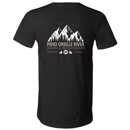 Mountain View (Front & Back) - V-Neck