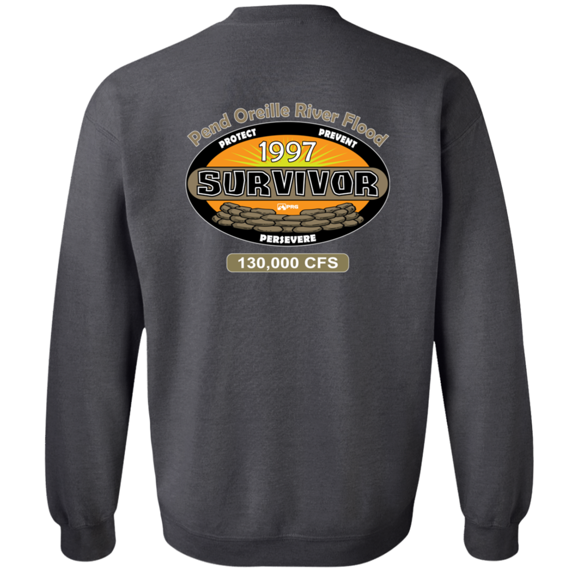 Flood Survivor 1997 (Front & Back) - Sweatshirt