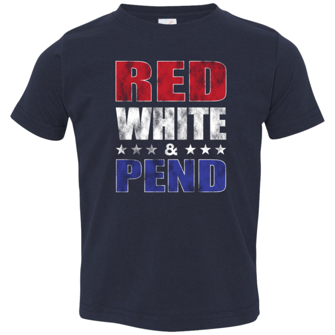 Red White & Pend Toddler Shirt