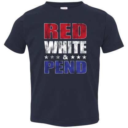 Red White & Pend Toddler Shirt