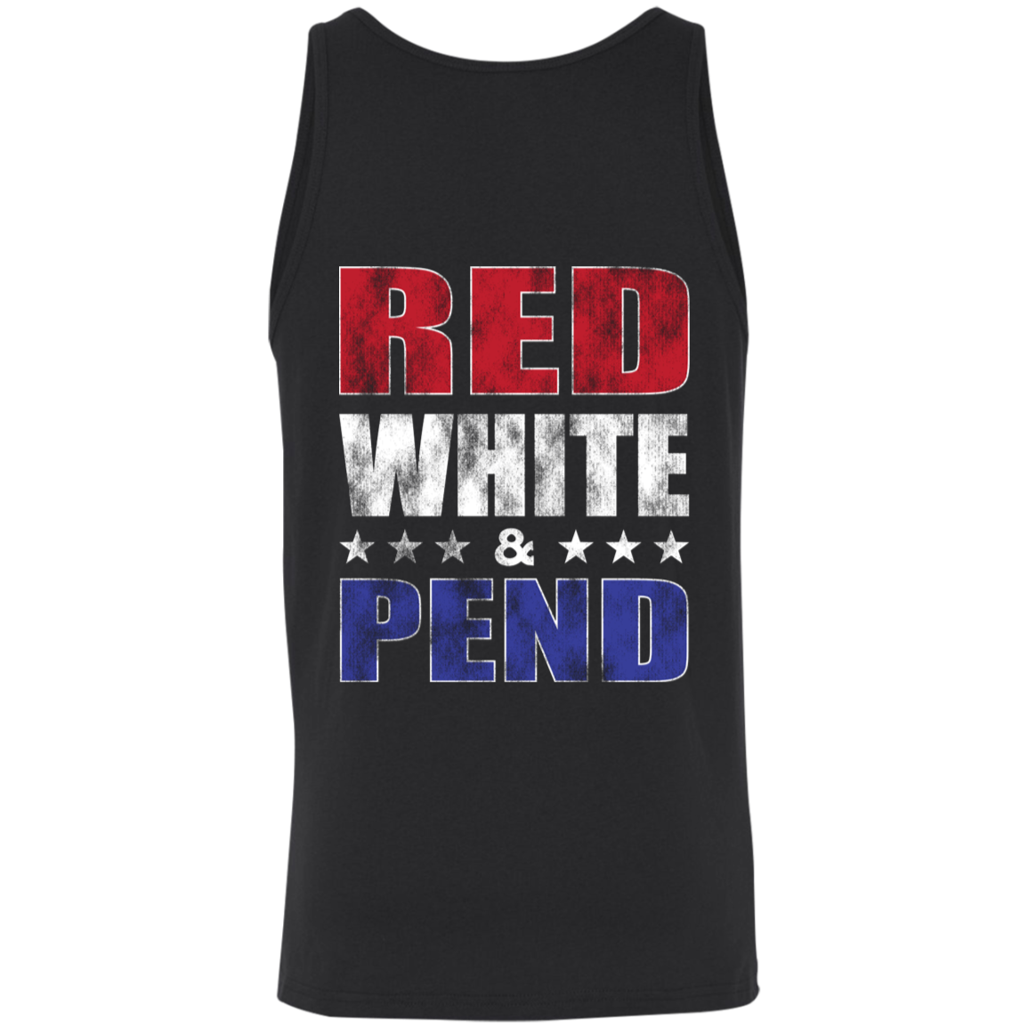 Red White & Pend (on Back) Tank