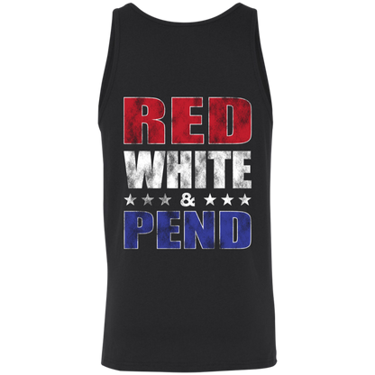 Red White & Pend (on Back) Tank