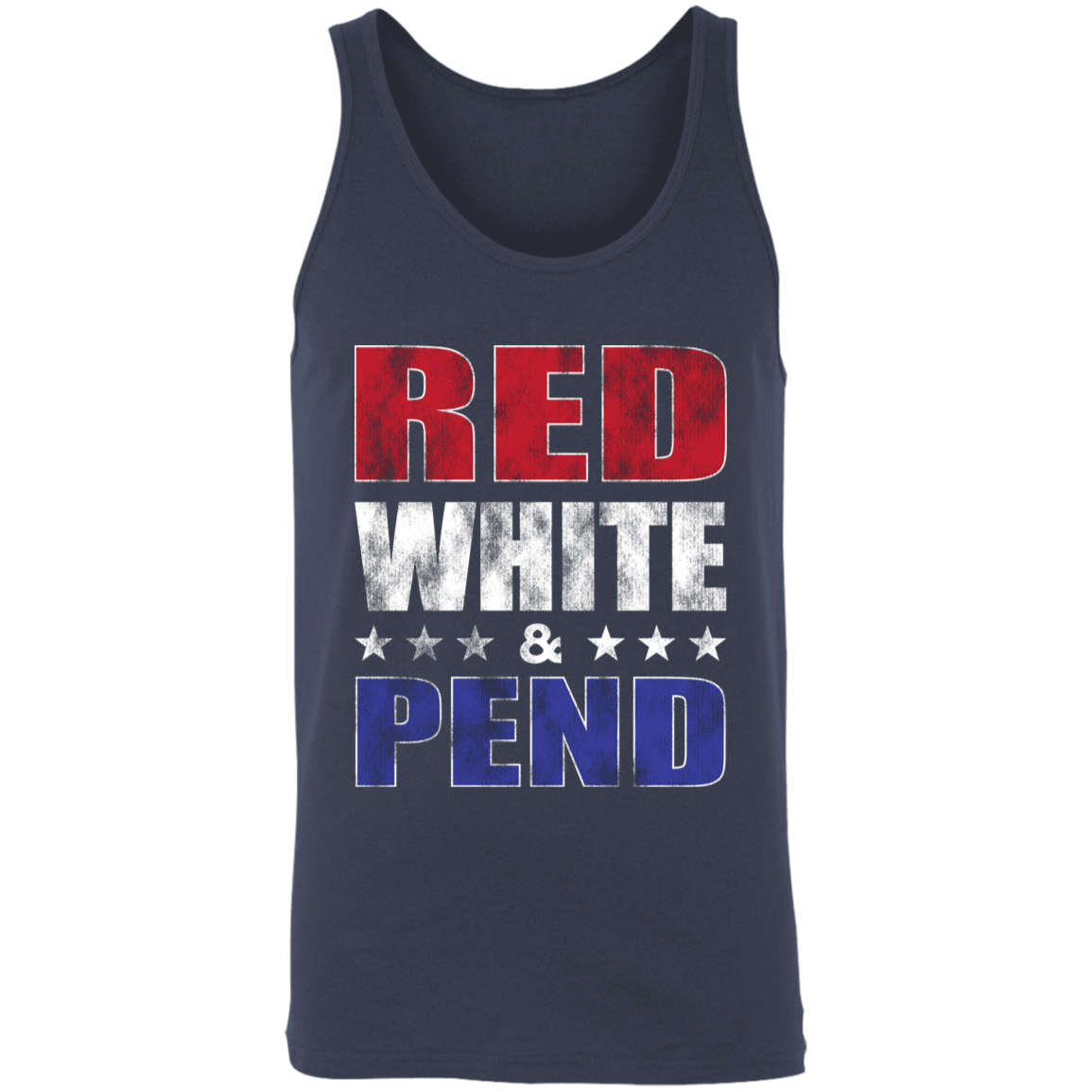 Red White & Pend Tank