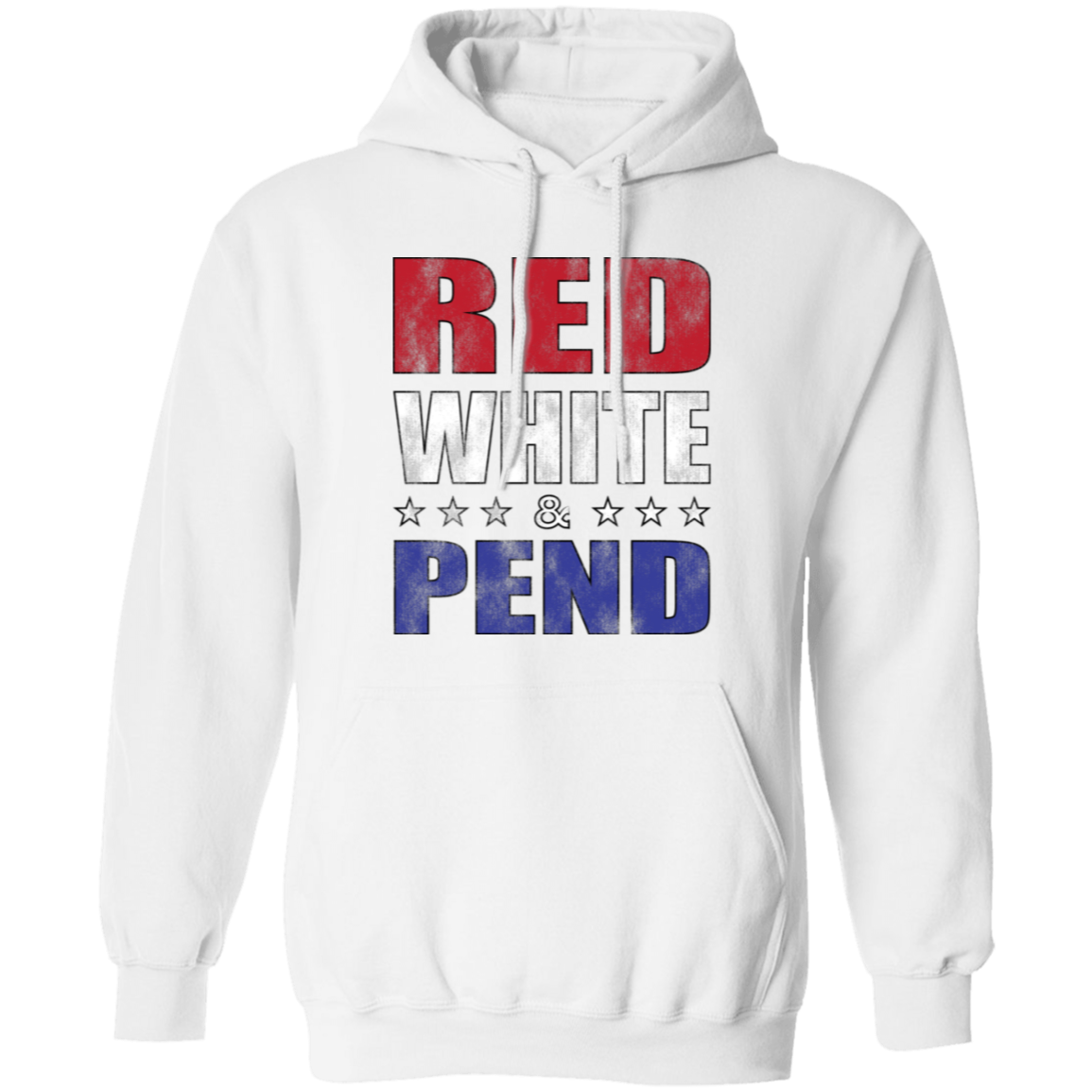 Red White & Pend Hoodie