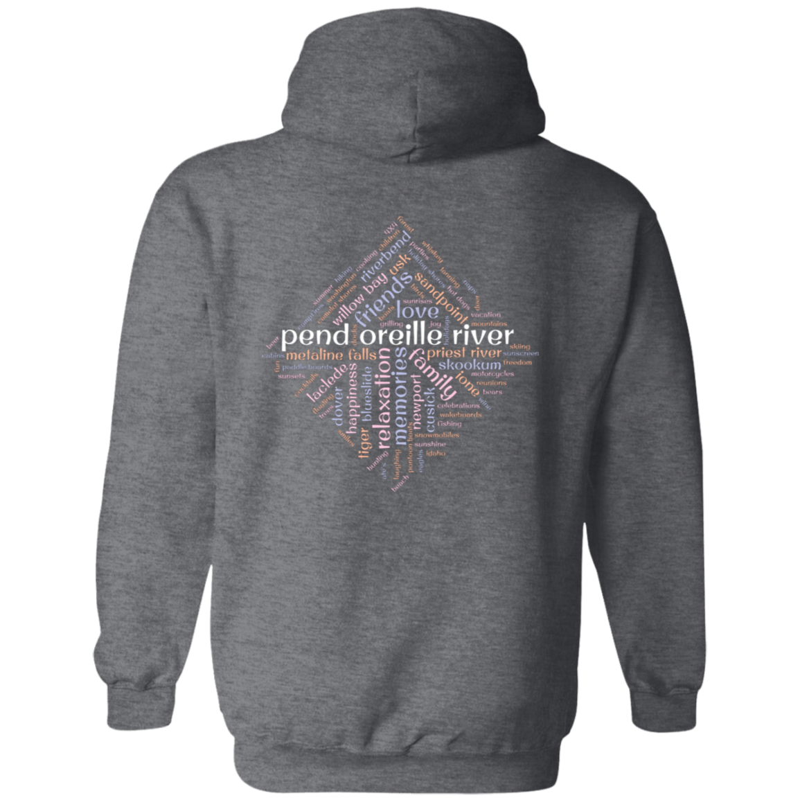 Word Cloud (Front & Back) - Hoodie