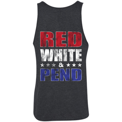 Red White & Pend (on Back) Tank