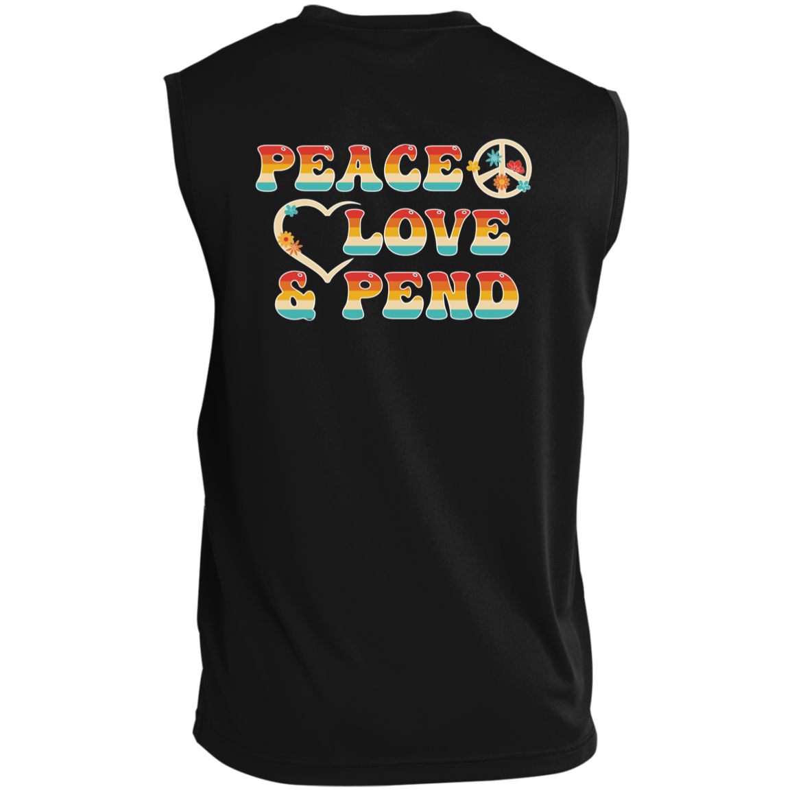 Peace, Love & Pend (Front & Back) - Sleeveless