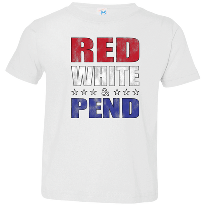 Red White & Pend Toddler Shirt