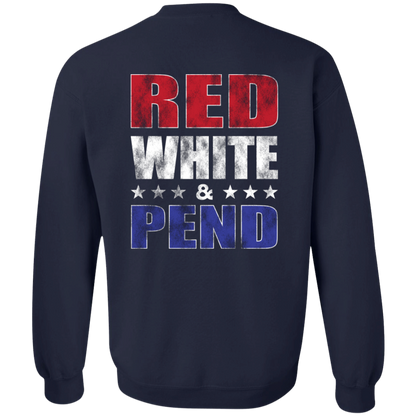 Red White & Pend (on Back) Youth Sweatshirt