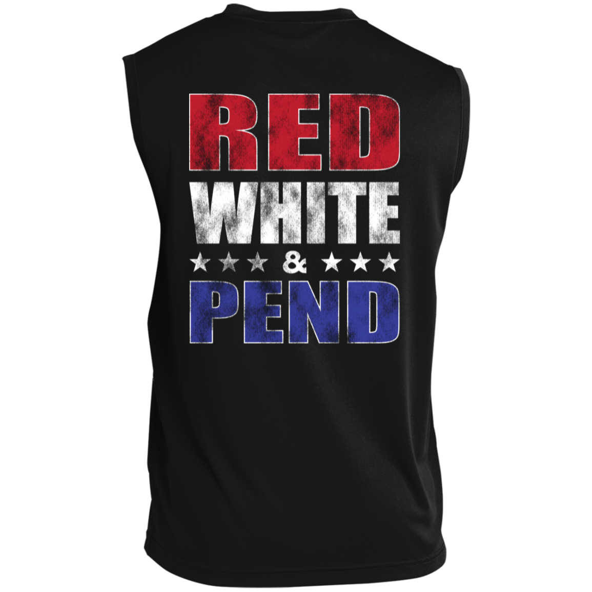 Red White & Pend (on Back) Sleeveless