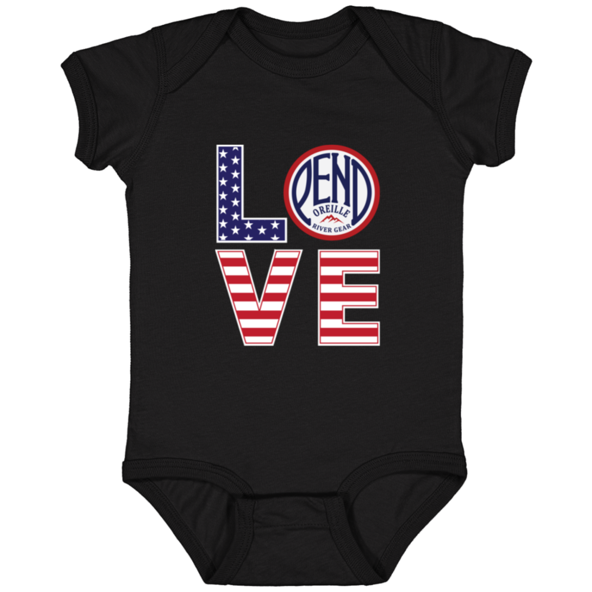 L.O.V.E. Pend Infant Onesie