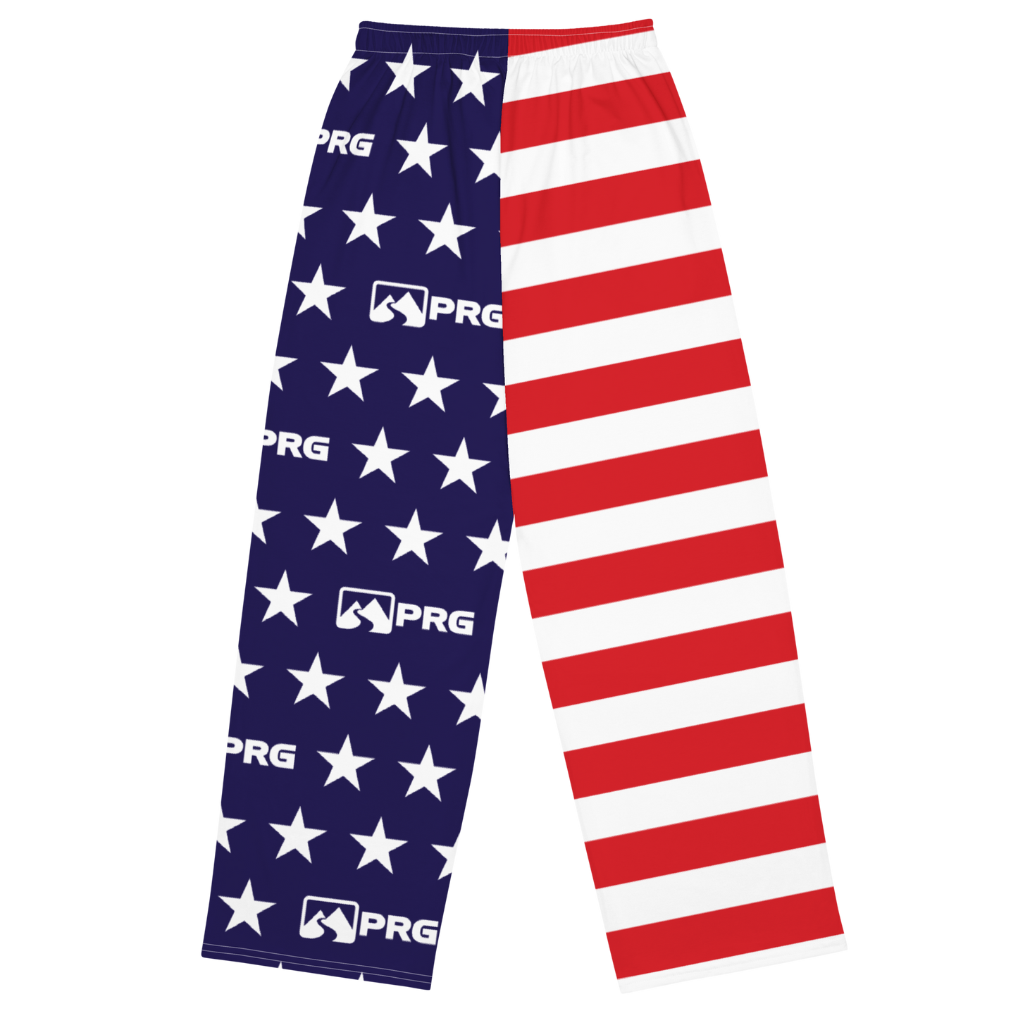 2024 Party Crew American Flag AOP AOP Wide-Leg Pants