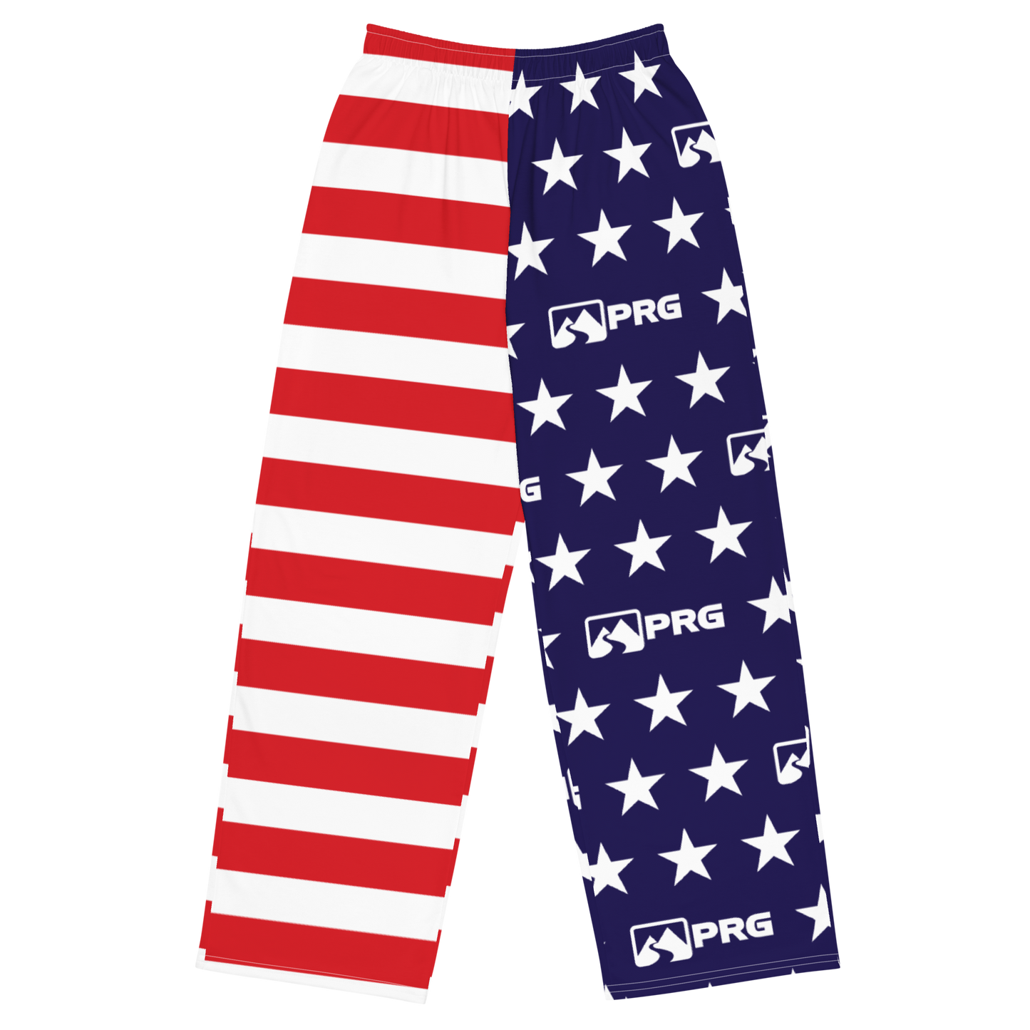 2024 Party Crew American Flag AOP AOP Wide-Leg Pants