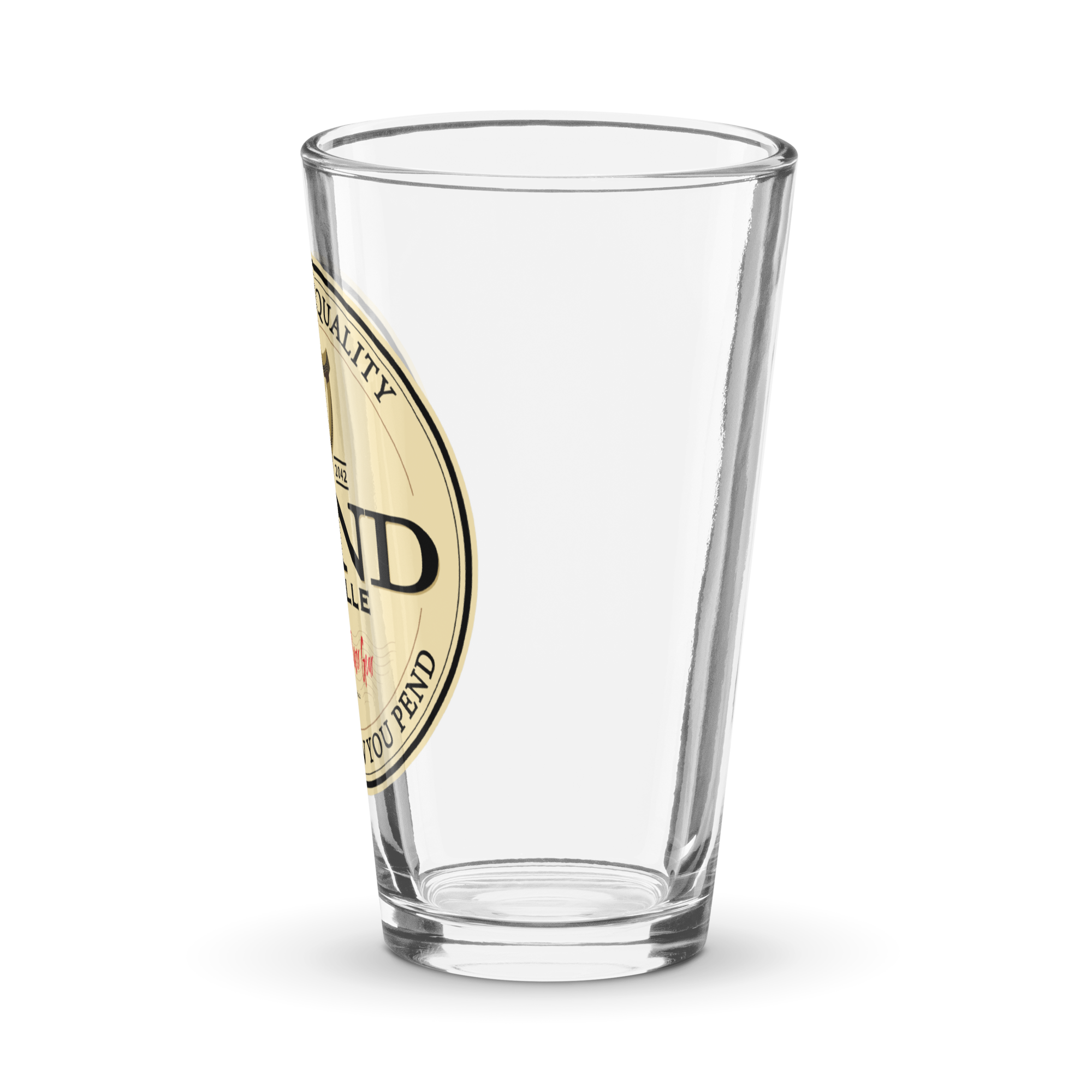 Extra Stout v2 Pint Glass