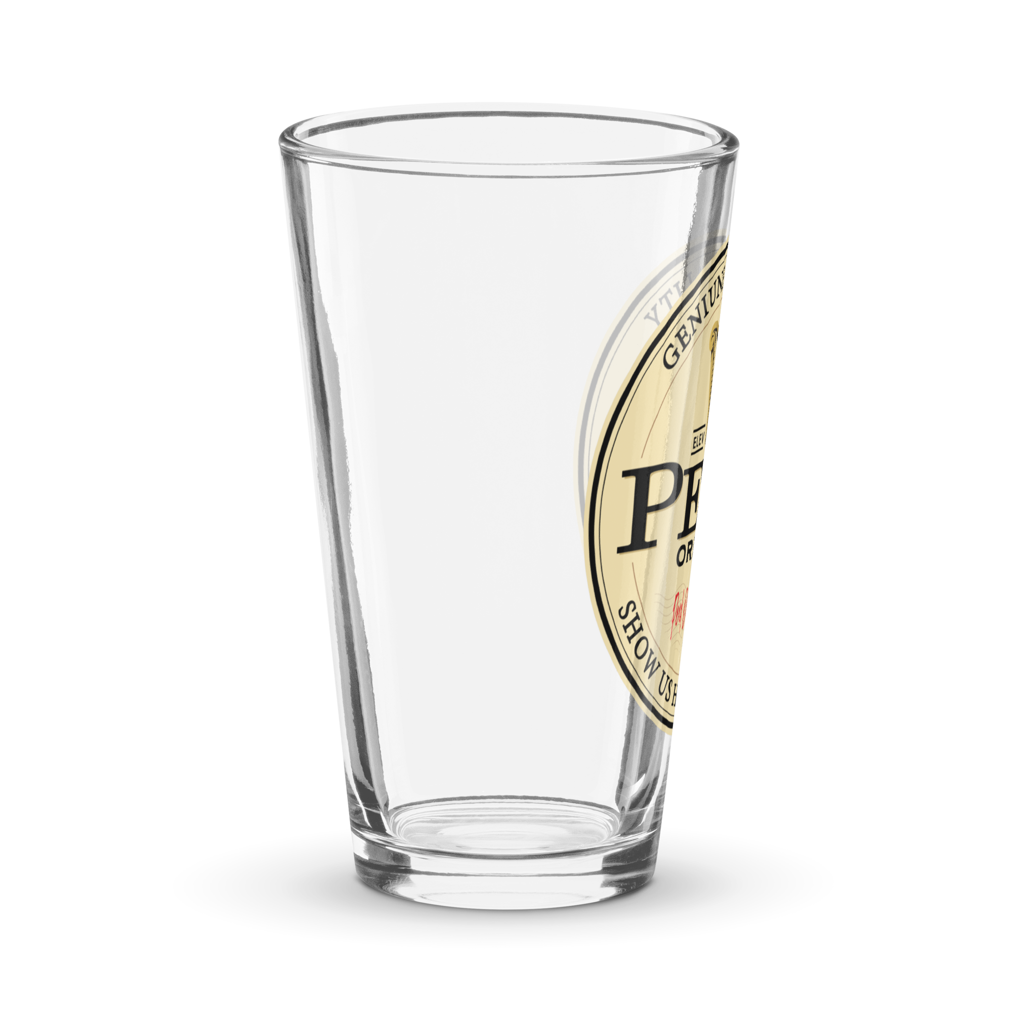 Extra Stout v2 Pint Glass